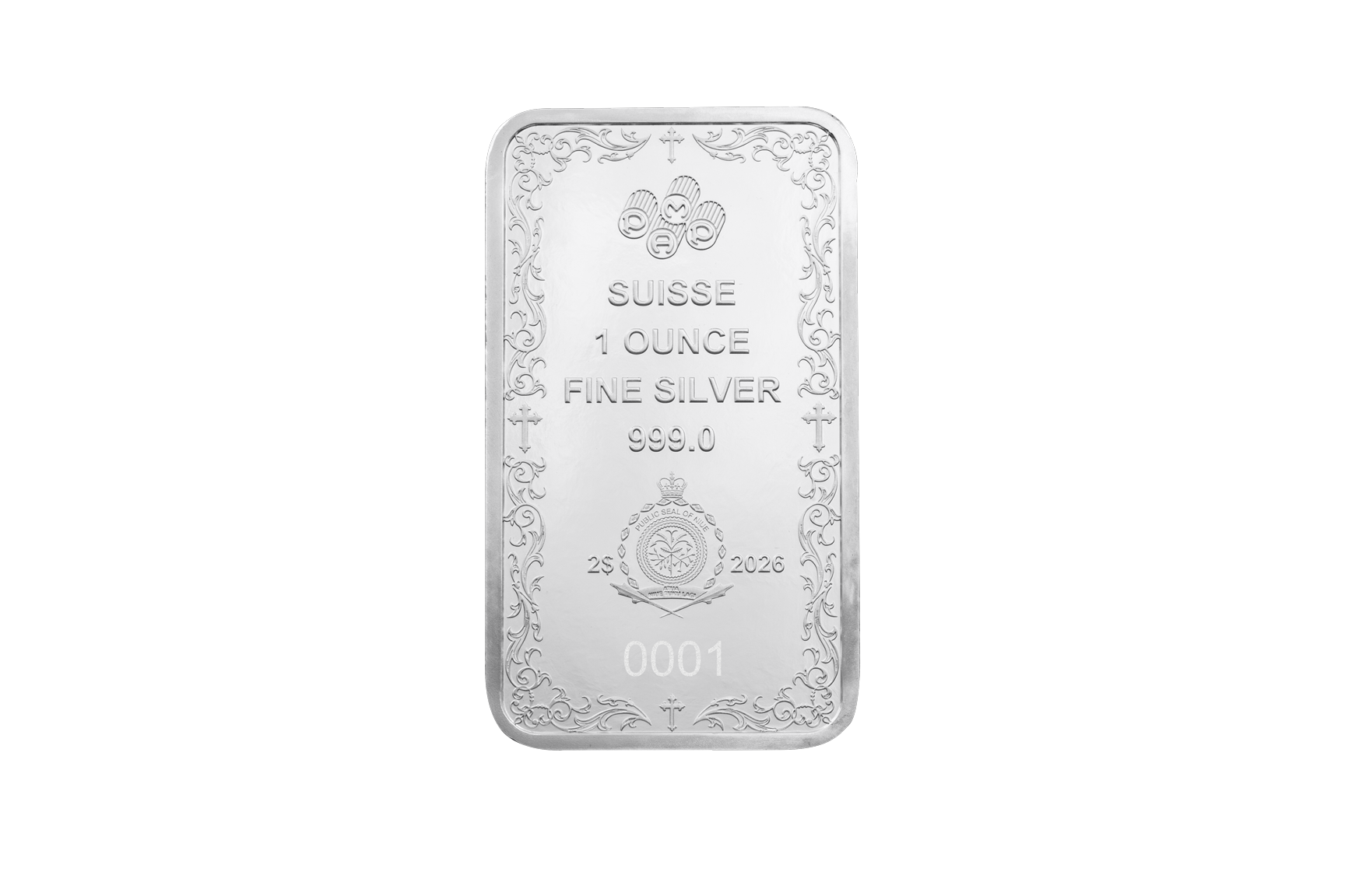 Buy 1 oz Silver Bar PAMP Christian Cross | United Kingdom