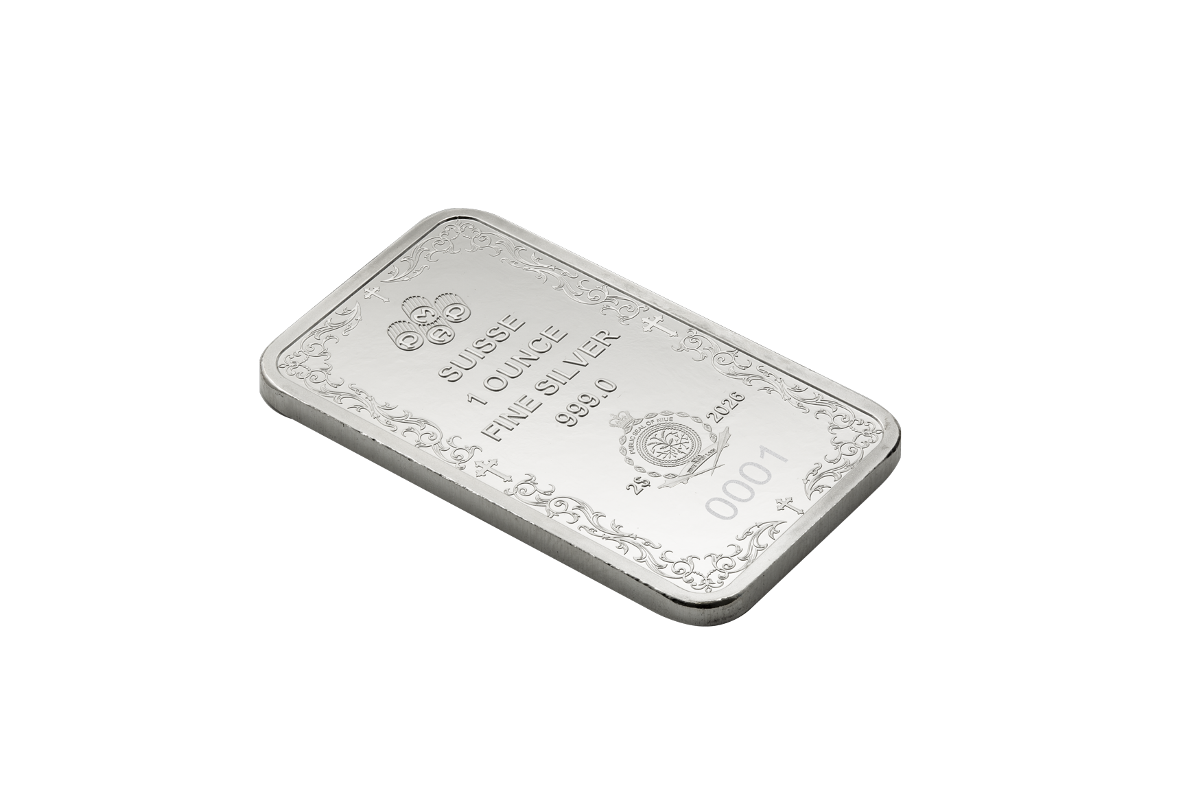 Buy 1 oz Silver Bar PAMP Christian Cross | United Kingdom