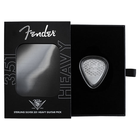 Buy Fender 351 Heavy Sterling Silver 10g Palyable Guita Pick