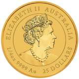 The Perth Mint 1/4 oz Lunar III Mouse Gold Coin (2020)