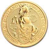 The Royal Mint 1/4 oz Queen's Beasts Unicorn Gold Coin (2018)