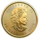 Royal Canadian Mint 1/4 oz Maple Leaf Gold Coin (2020)