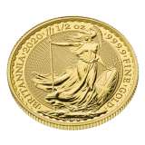 The Royal Mint 1/2 oz Britannia Gold Coin 2020