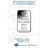 PAMP Palladium Fortuna Bar - 1 Oz