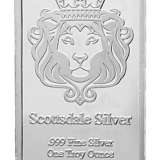 Scottsdale Mint Silver Bar - 1 Oz