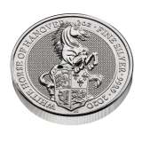 The Royal Mint 2 oz Queen's Beasts White Horse of Hanover Silver Coin (2020)