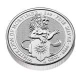 The Royal Mint 2 oz Queen's Beasts White Lion Silver Coin (2020)