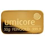 Umicore Gold Bar - 50 Grams