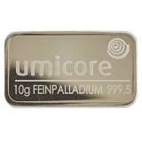 Umicore Palladium Bar - 10 Grams