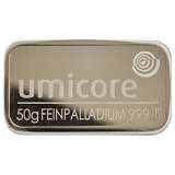 Umicore Palladium Bar - 50 Grams