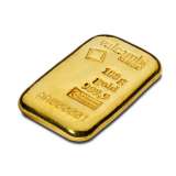 Valcambi Gold Cast Bar - 100 Grams
